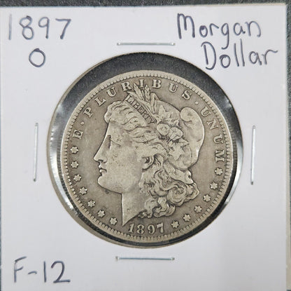 1897-O Morgan Dollar F-12 7629.12-A — Obverse
