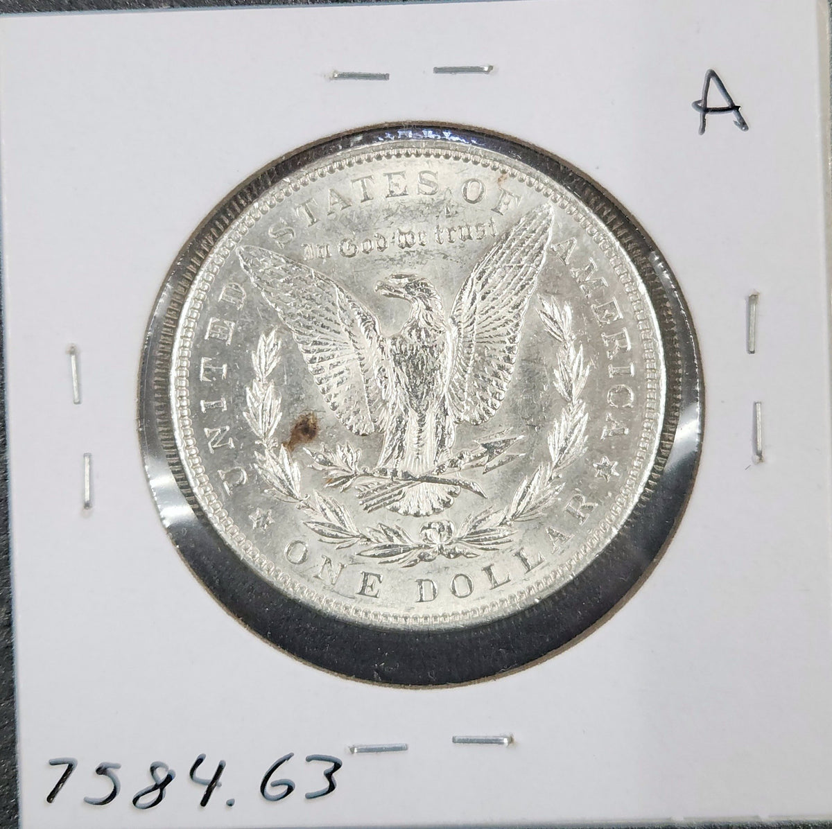 1898 Morgan Dollar MS63 7584.63-A — Reverse