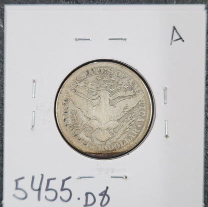 1913-D Barber Quarter VG 5455.D8-A — Reverse