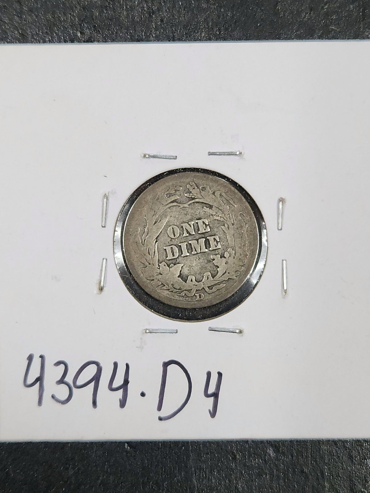 1914-D Barber Dime G 4394.D4-A — Reverse