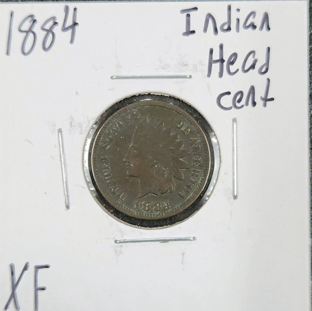 1884 Indian Head Cent XF 1365.D40-A — Obverse