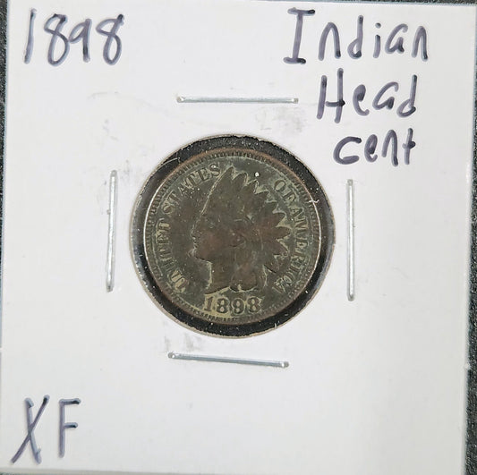 1898 Indian Head Cent XF 1416.D40-A — Obverse