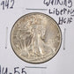 1942 Walking Liberty Half AU-55 — Obverse