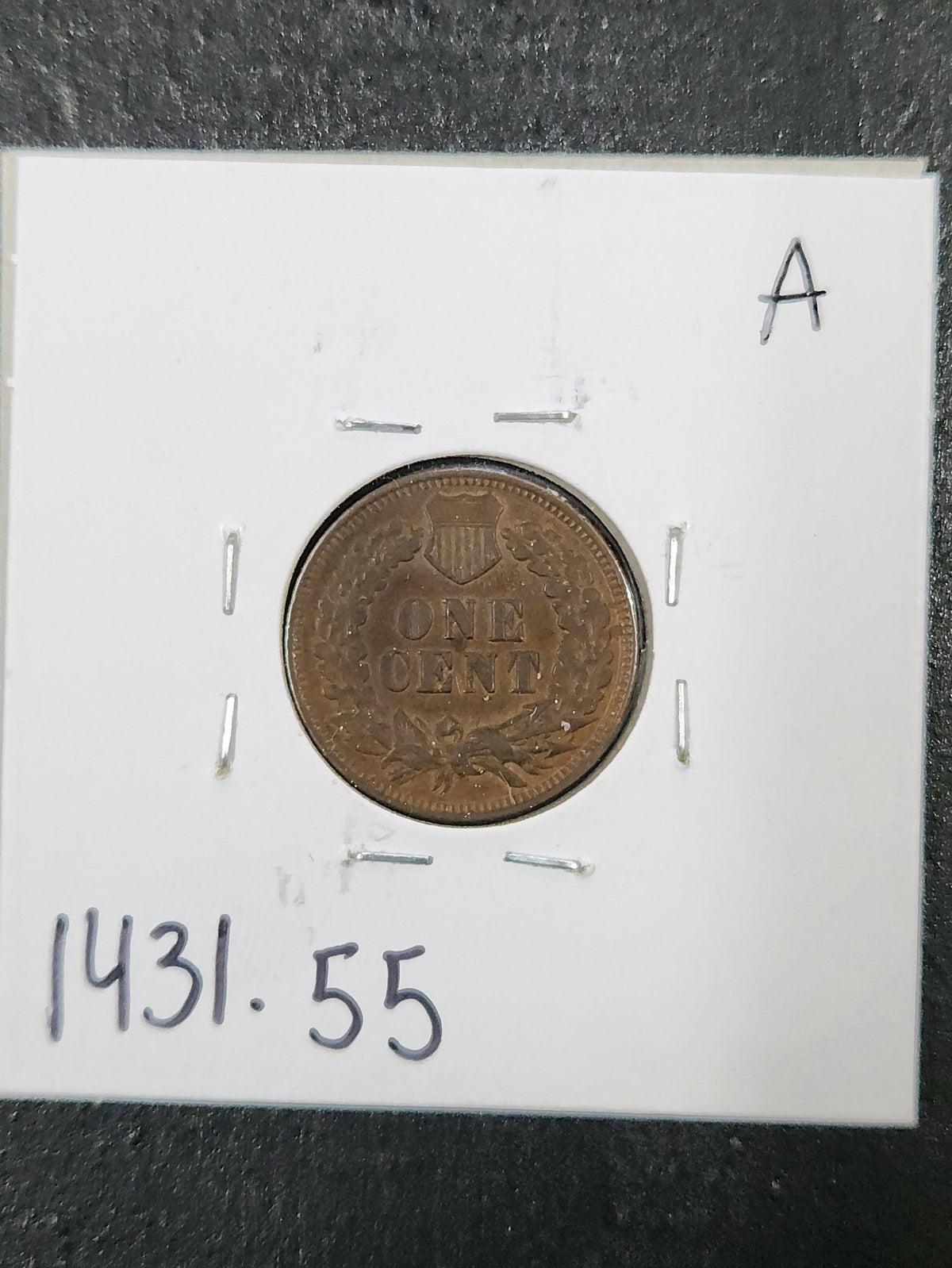1903 Indian Head Cent AU-55 1431.55-A — Reverse