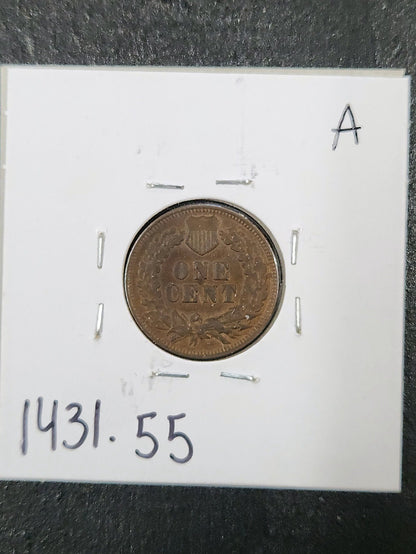 1903 Indian Head Cent AU-55 1431.55-A — Reverse