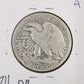 1916-D OBV MM Walking Liberty Half G — Reverse