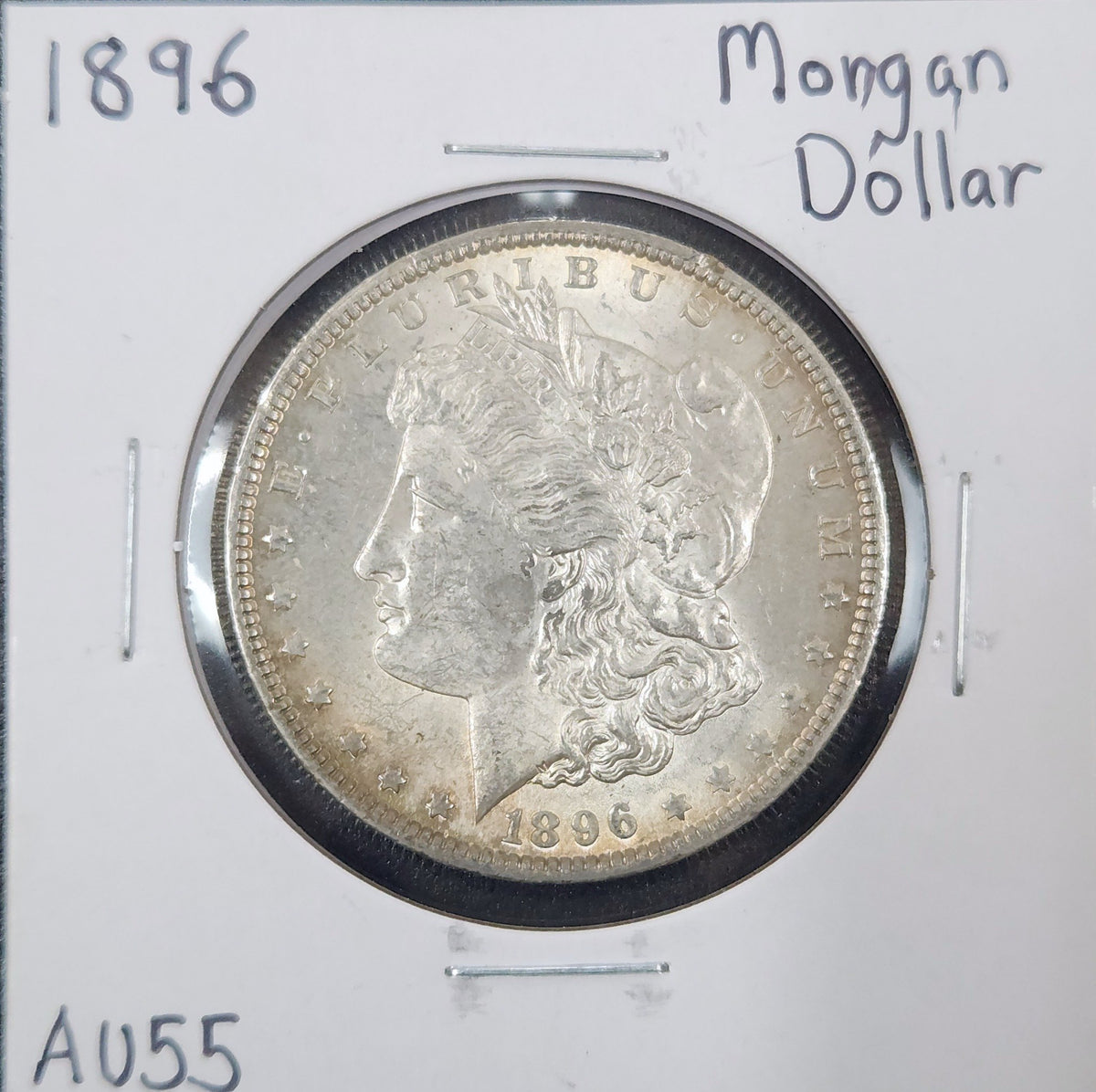 1896 Morgan Dollar AU55 7580.55-B — Obverse