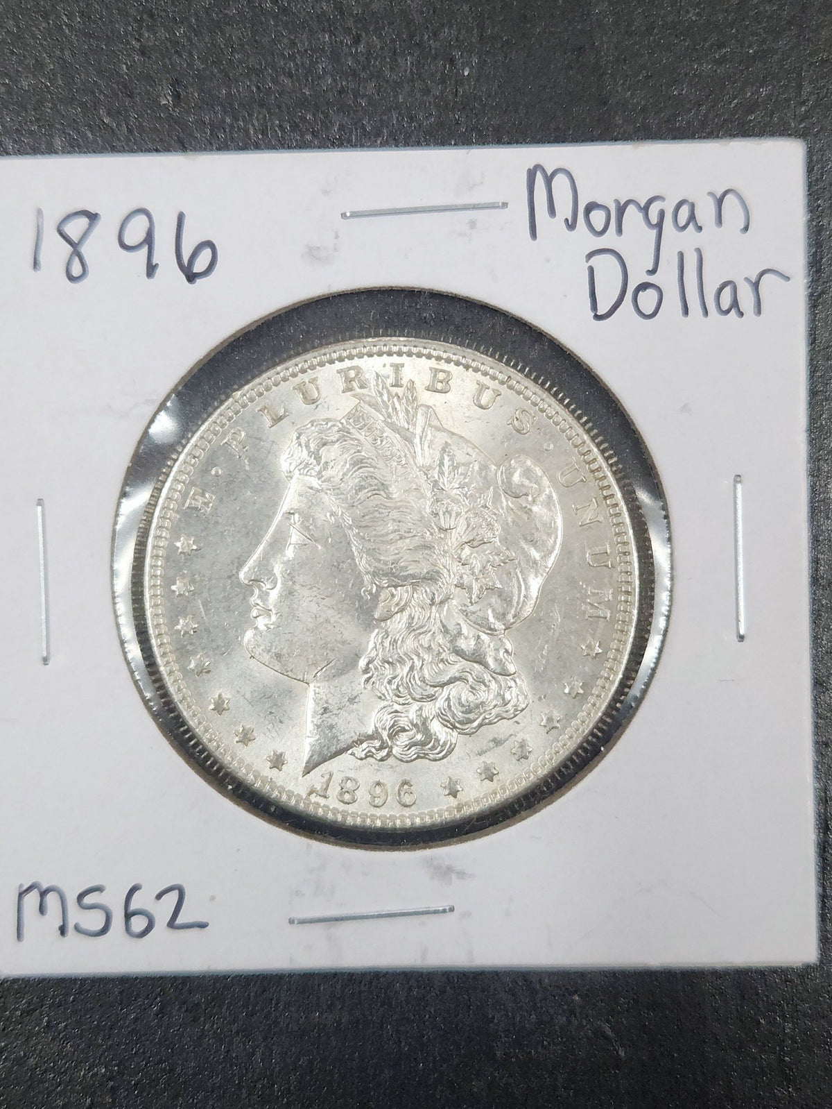 1896 Morgan Dollar MS62 7580.62-B — Obverse