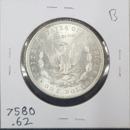 1896 Morgan Dollar MS62 7580.62-B — Reverse