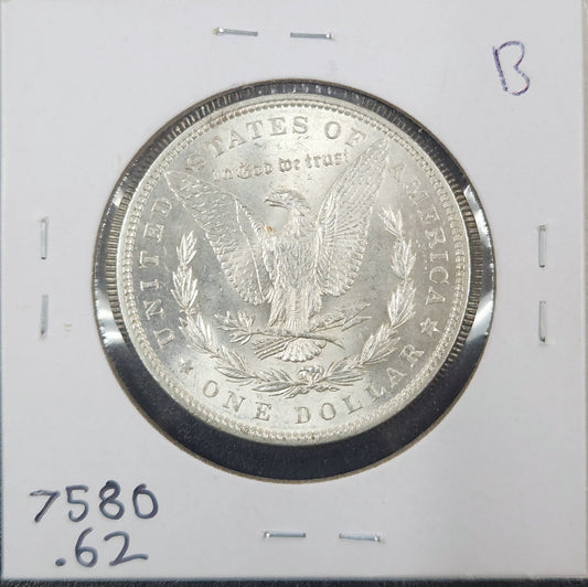 1896 Morgan Dollar MS62 7580.62-B — Reverse