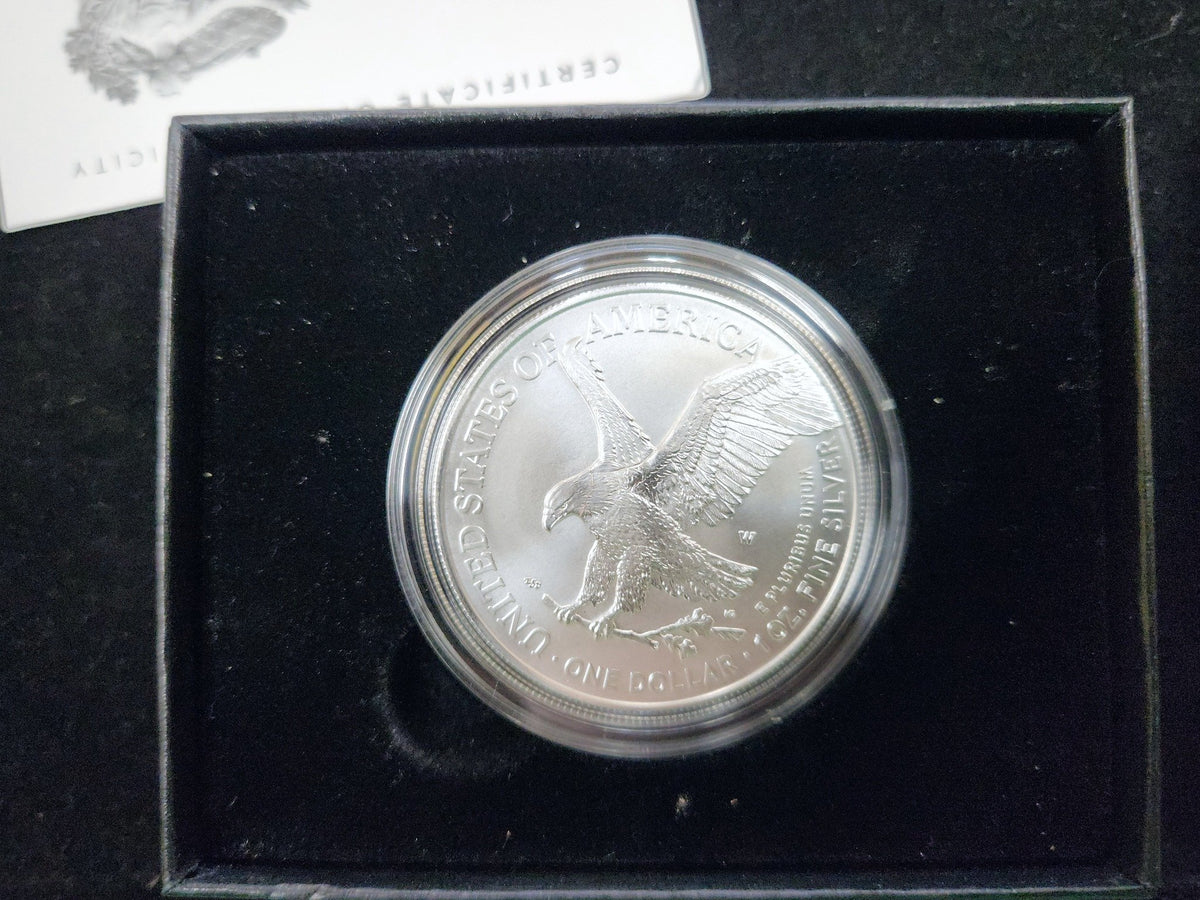 2021 American Silver Eagle $1 1 Oz Fine Silver 85060.OGP-A — Reverse
