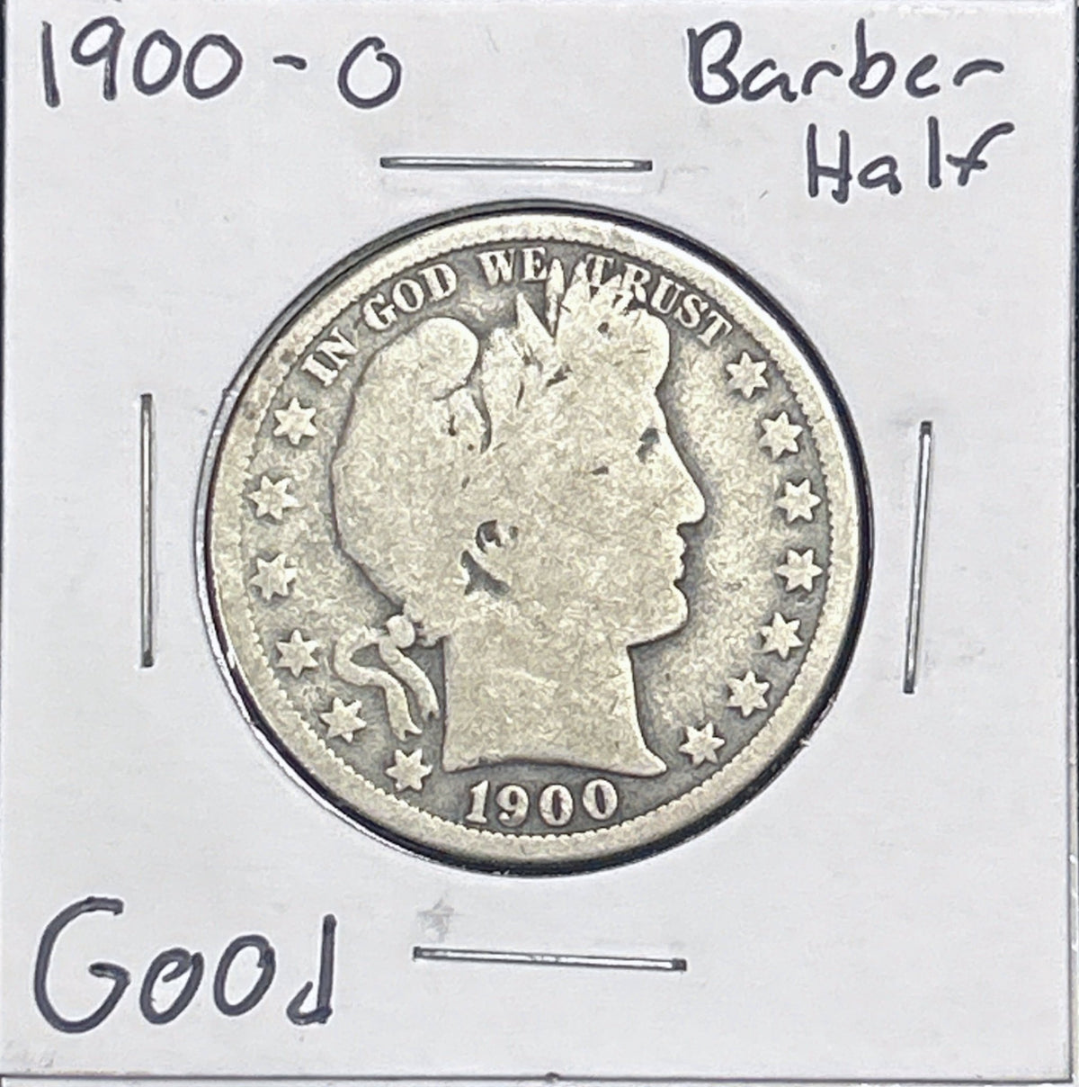 1900-O Barber Half Dollar Good 6594.D6-A — Obverse