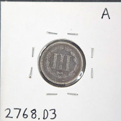 1866 Three-Cent Nickel 2768.D3-A — Reverse