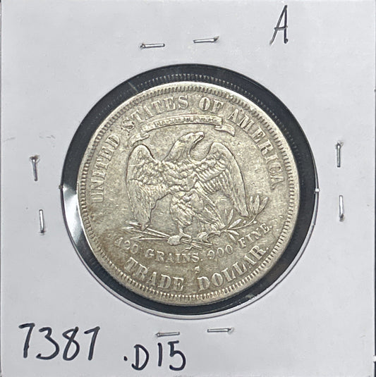 1878-S Trade Dollar 7387.D15-A — Reverse