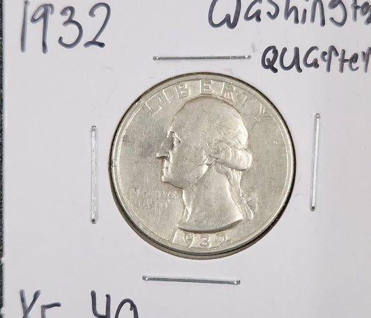 1932 Washington Quarter XF-40 — Obverse
