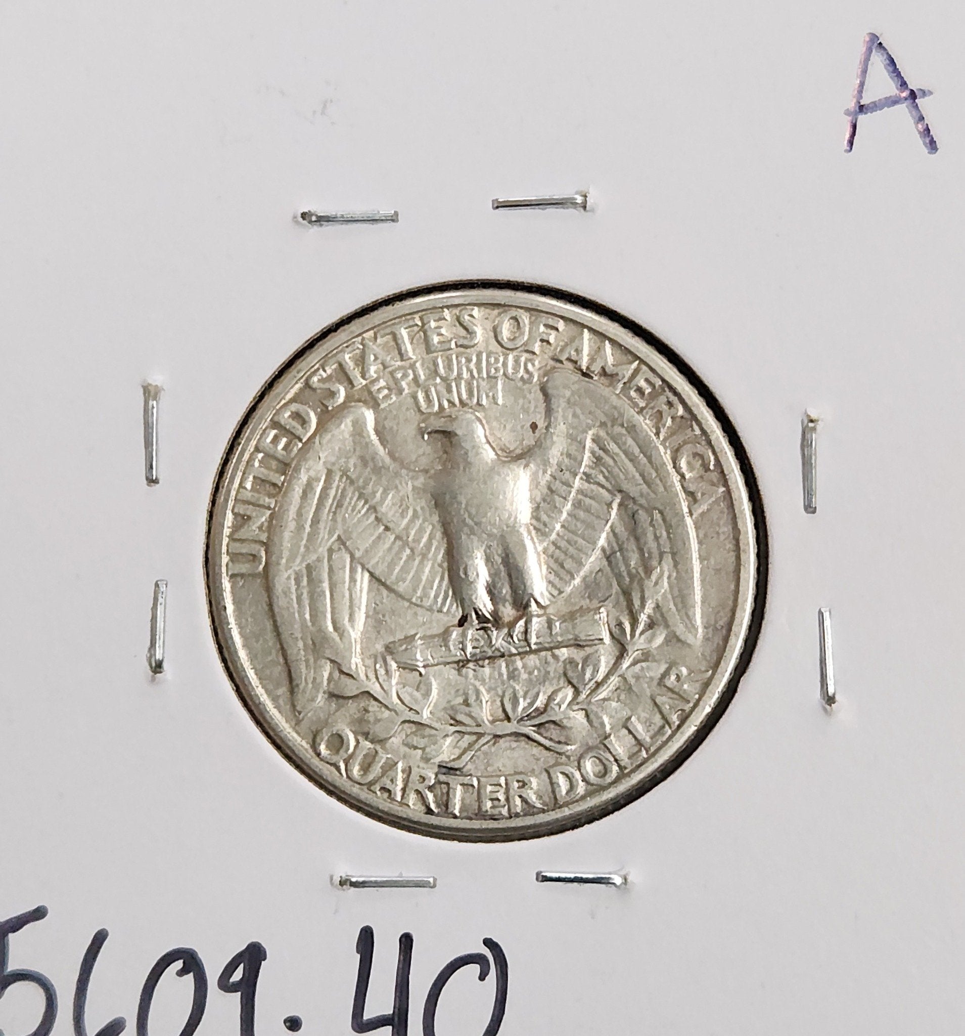 1932 Washington Quarter XF-40 — Reverse