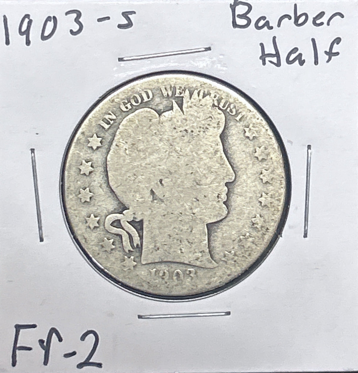 1903-S Barber Half Dollar 6601.2-A — Obverse