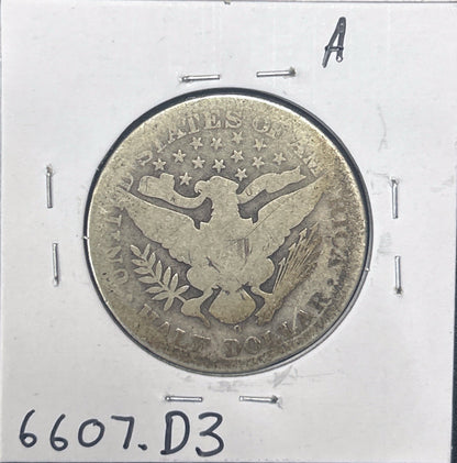1906-O Barber Half Dollar AG 6607.D3-A — Reverse