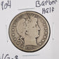 1904 Barber Half VG-8 — Obverse