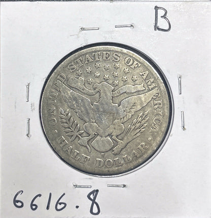 1909-S Barber Half Dollar VG-8 6616.8-B — Reverse