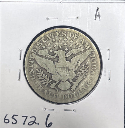 1911 Barber Half Dollar G-6 6572.6-A — Reverse