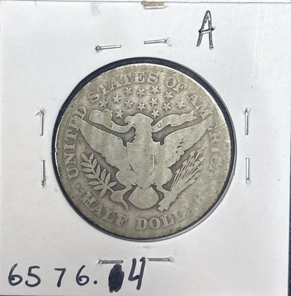 1915 Barber Half Dollar G-4 6576.4-A — Reverse