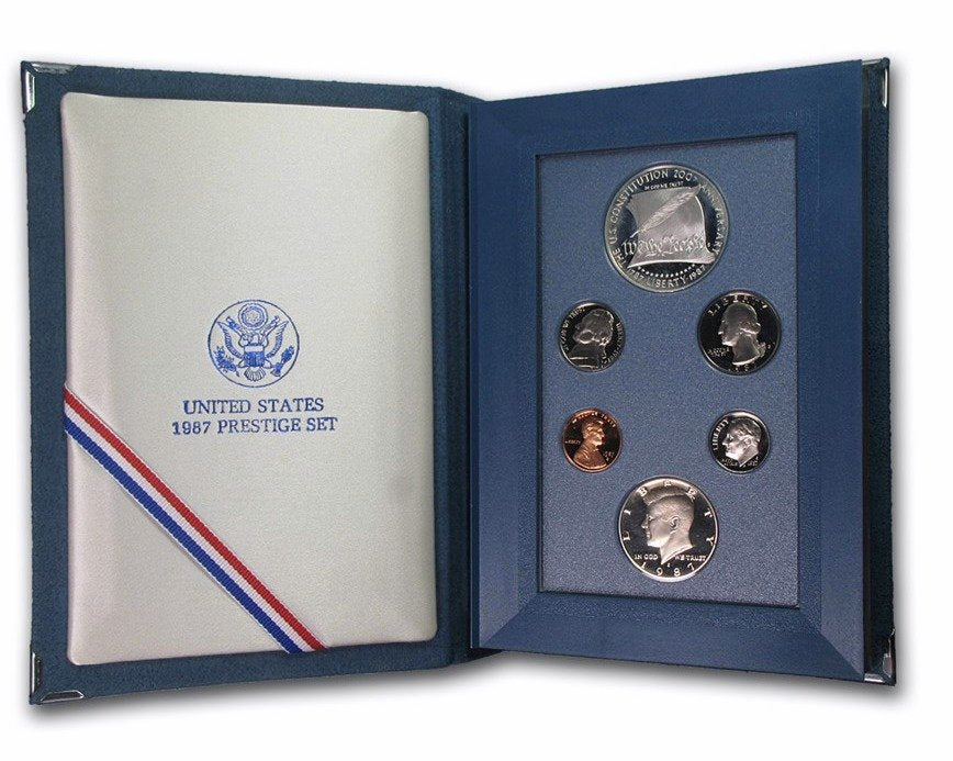 1987-S United States Prestige Proof Set (6 Coins) OGP 11007.OGP-A — Obverse