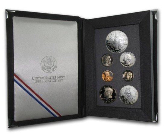1989-S U.S. Mint Prestige Proof Set (7 Coins) OGP 11011.OGP — Obverse