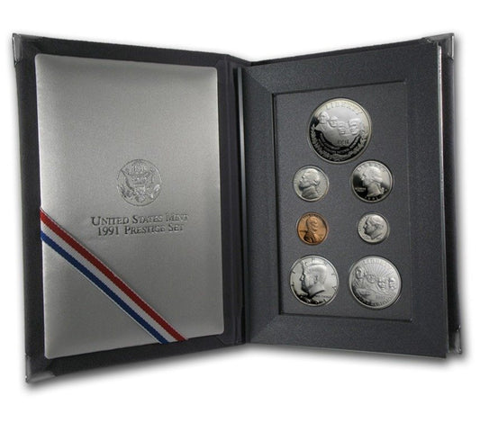 1991-S United States Mint Prestige Proof Set (7 Coins) 11017.OGP — Obverse