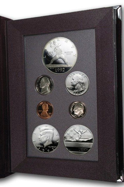 1992-S United States Mint Prestige Proof Set 11020.OGP — Reverse