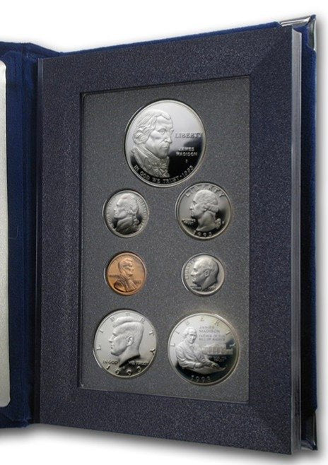 1993-S U.S. Mint Prestige Proof Set (7 Coins) OGP 11024.OGP — Reverse