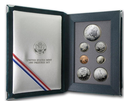 1995-S United States Mint Prestige Proof Set (7 Coins) 11033.OGP — Obverse