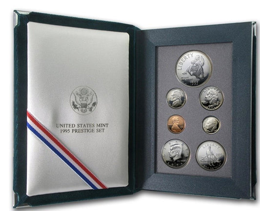 1995-S United States Mint Prestige Proof Set (7 Coins) 11033.OGP — Obverse