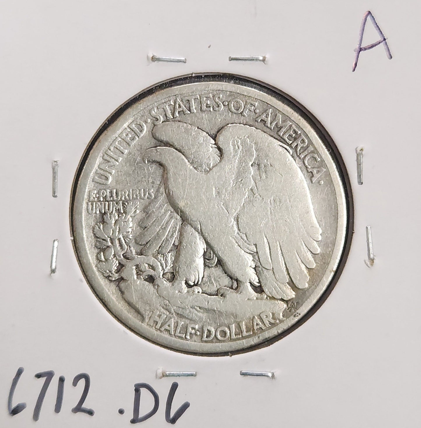 1916-S Walking Liberty Half G — Reverse