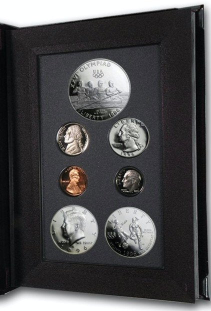 1996-S Prestige Proof Set – 7 Coins 11036.OGP — Reverse