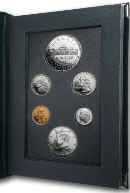 1997-S United States Mint Prestige Proof Set 11040.OGP — Reverse