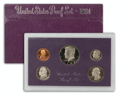 1984-S United States Proof Set (5 Coins) OGP 11001.OGP — Obverse