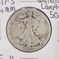1917-S Rev MM Walking Liberty Half G-4 — Obverse