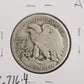 1917-S Rev MM Walking Liberty Half G-4 — Reverse
