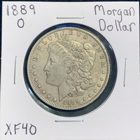 1889-O Morgan Dollar XF-40 7556.40-A — Obverse