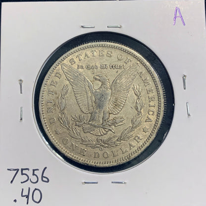 1889-O Morgan Dollar XF-40 7556.40-A — Reverse