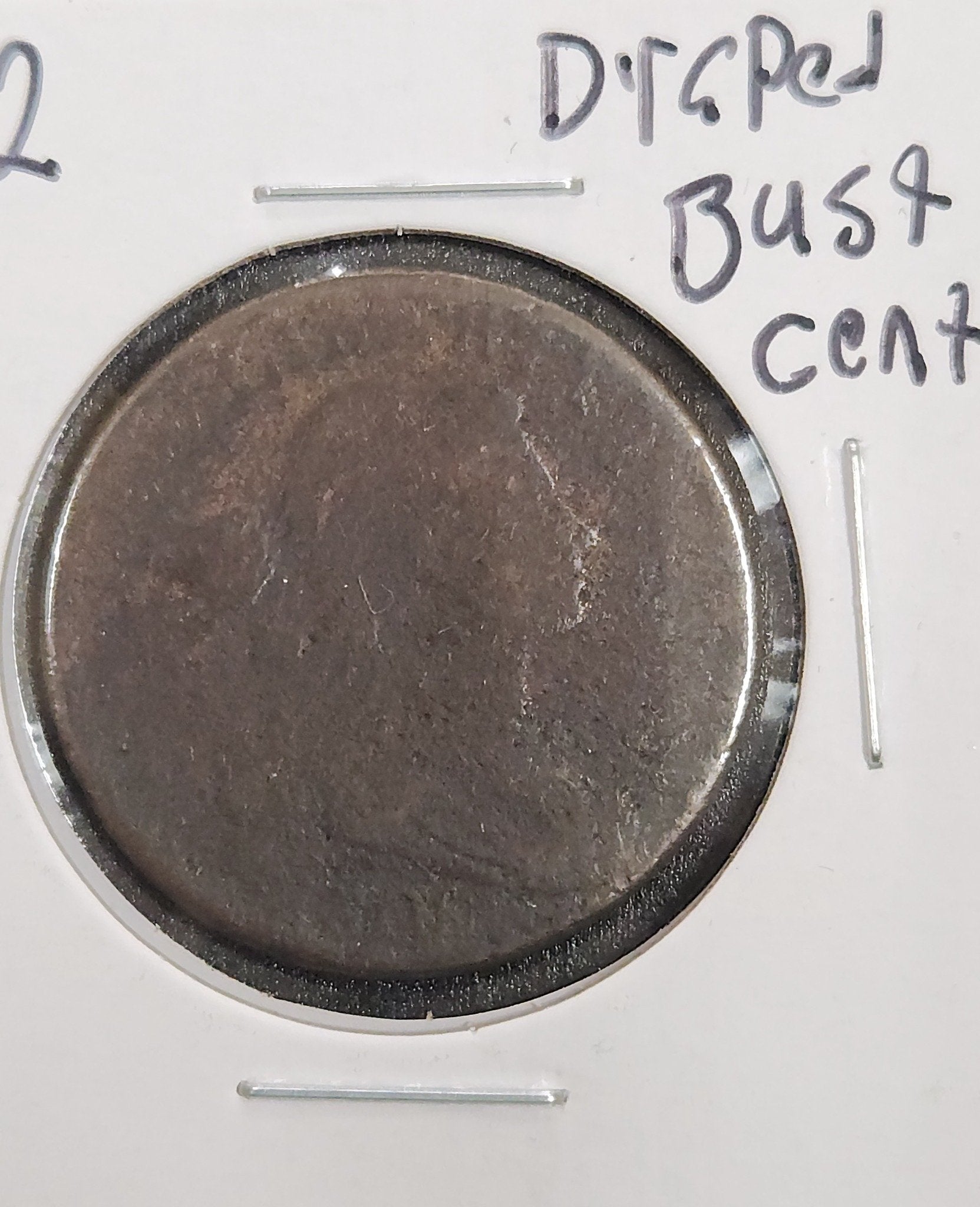1802 Draped Bust Cent VG — Obverse