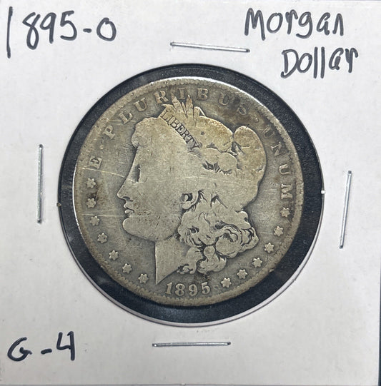 1895-O Morgan Dollar G-4 7620.4-A — Obverse