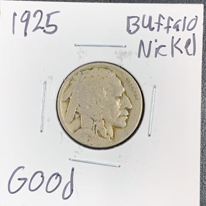 1925 Buffalo Nickel Good 3089.D6-A — Obverse