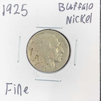 1925 Buffalo Nickel Fine 3089.D12-A — Obverse