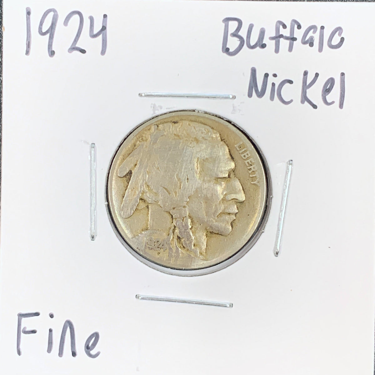 1924 Buffalo Nickel Fine 3088.D15-A — Obverse