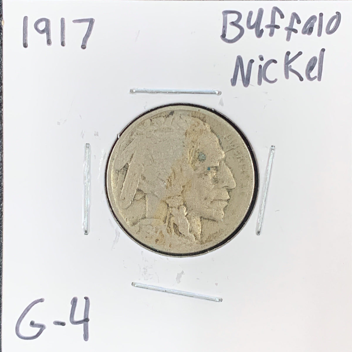 1917 Buffalo Nickel G-4 3082.4-A — Obverse