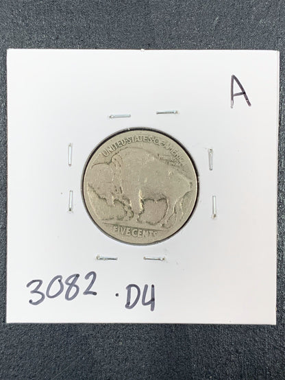 1917 Buffalo Nickel Good 3082.D4-A — Reverse