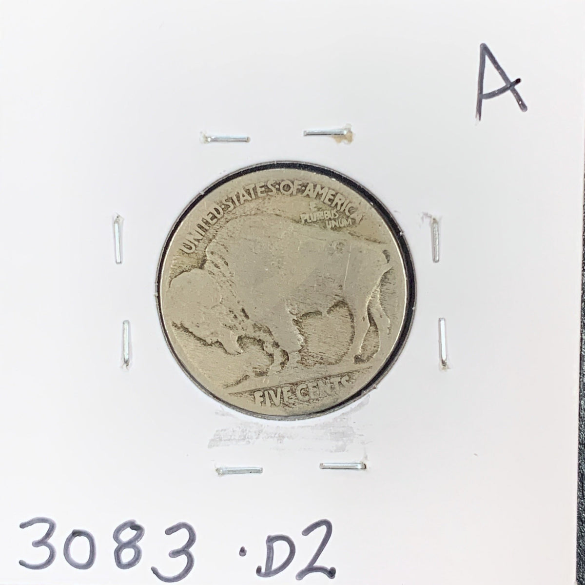 1918 Buffalo Nickel F12 3083.D12-A — Reverse