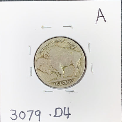 1914 Buffalo Nickel Good 3079.D4-A — Reverse